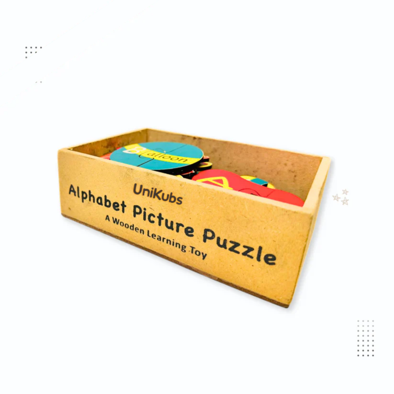 🧩Fun & Educational Wooden Alphabet Puzzle – Learn While You Play!