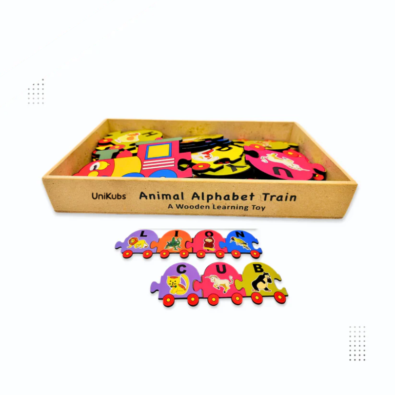 Animals Alphabet Train Puzzle – A to Z Learning Adventure! 🚂
