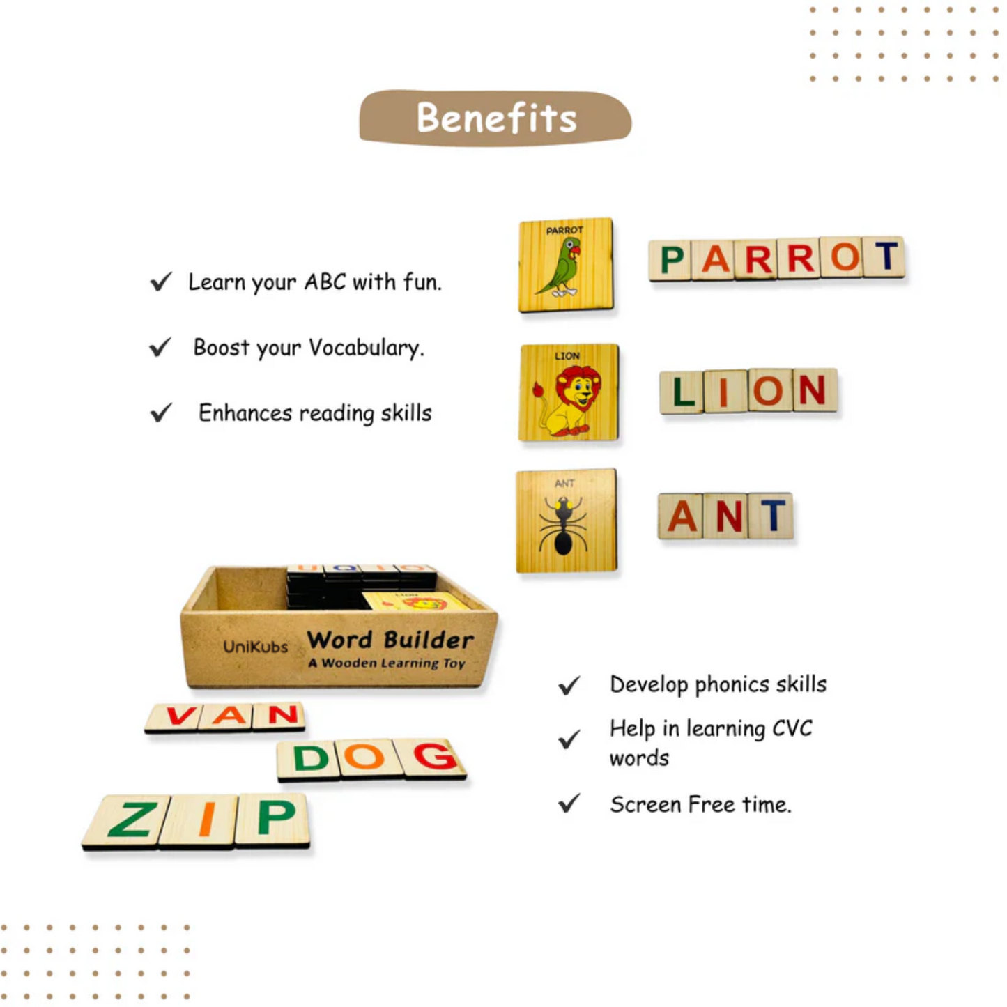 Word Builder Puzzle – Create & Learn English Words! 🧩