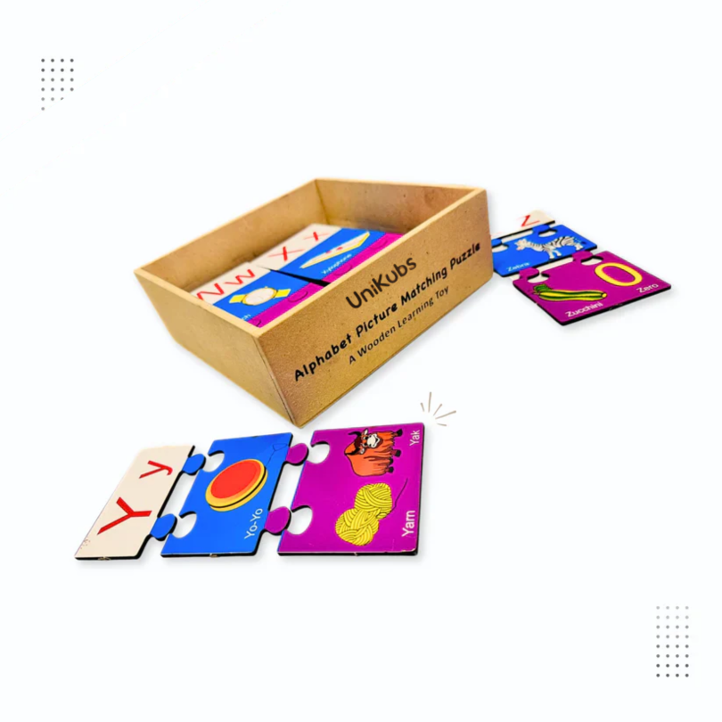 Alphabet Matching Puzzle – Match Letters with Pictures!
