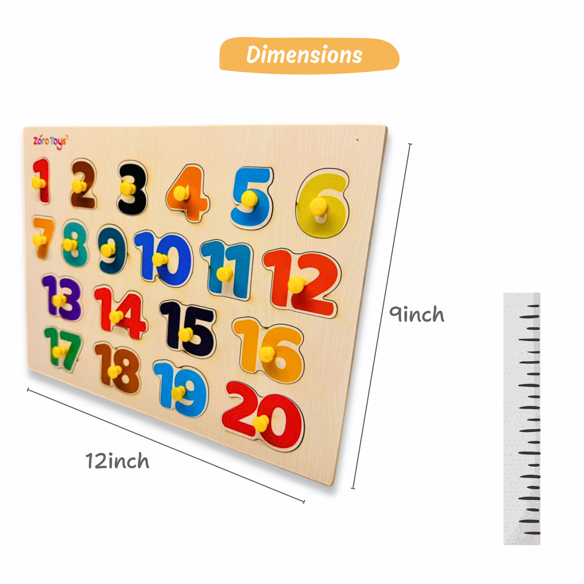 wooden number puzzle